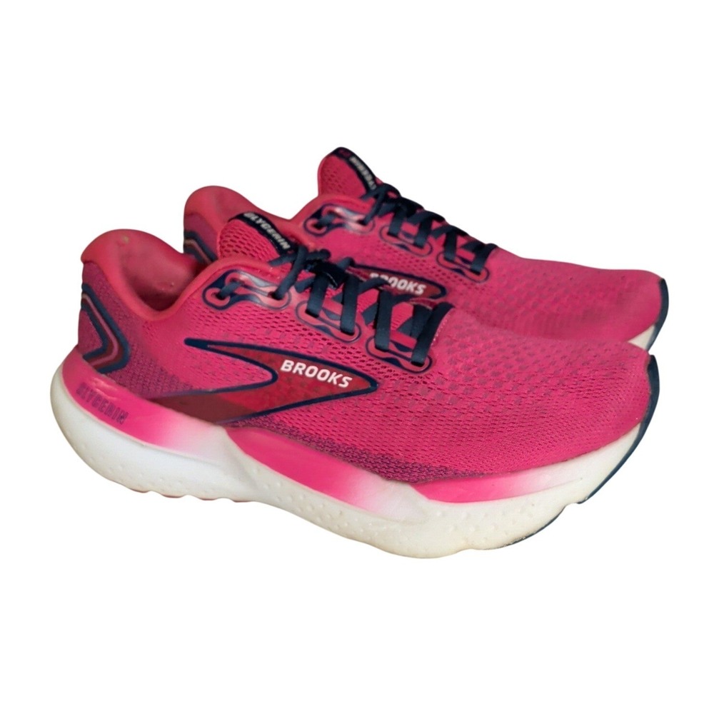 Brooks Glycerin 22 Shoes Womens Size 8B Pink Sneakers Athleisure Athletic